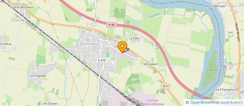 localisation de l'entreprise MONSIEUR MARIO ASSUNCAO FERNANDES  QUINCIEUX