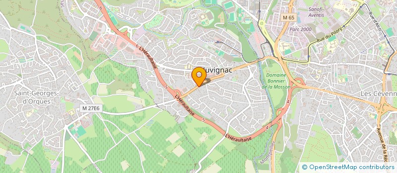 localisation de l'entreprise MONSIEUR MARIO BARRACO  JUVIGNAC
