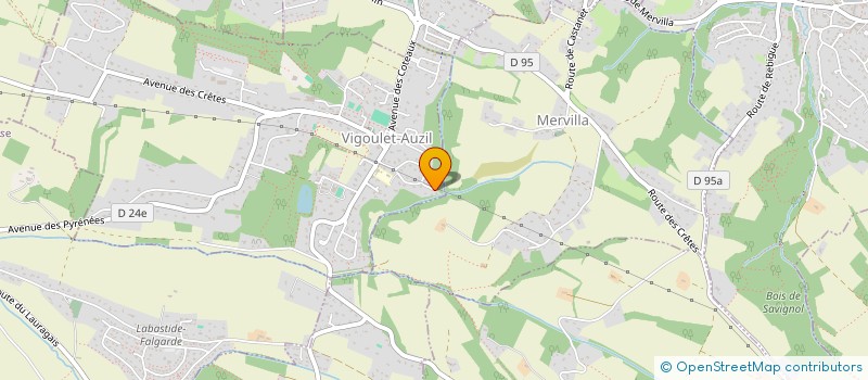 localisation de l'entreprise MONSIEUR MARIO BARRADAS  VIGOULET-AUZIL