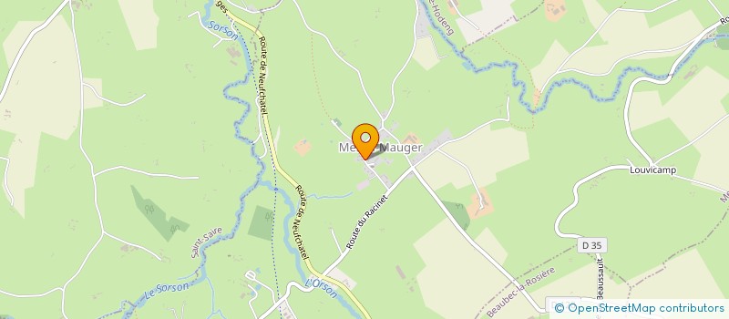 localisation de l'entreprise MONSIEUR MARIO BAYER  MESNIL-MAUGER