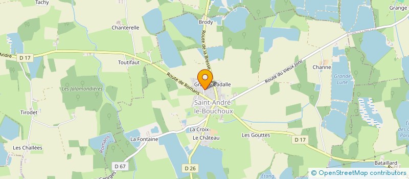 localisation de l'entreprise MONSIEUR MARIO BERGER à SAINT-ANDRE-LE-BOUCHOUX