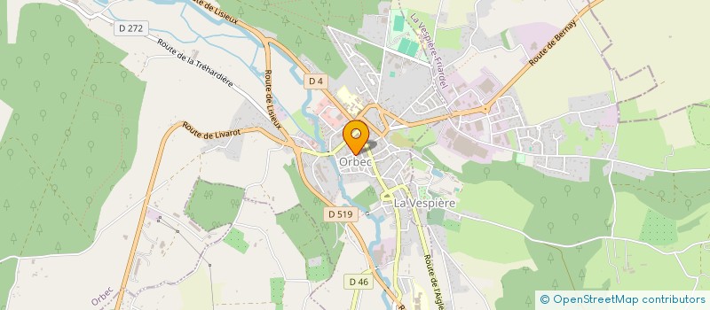 localisation de l'entreprise MONSIEUR MARIO BESNARD à ORBEC