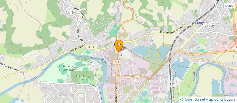 localisation de l'entreprise MONSIEUR MARIO BIELLO  CROUY