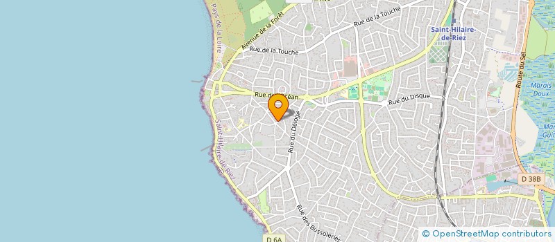 localisation de l'entreprise MONSIEUR MARIO BOULINEAU à SAINT-HILAIRE-DE-RIEZ
