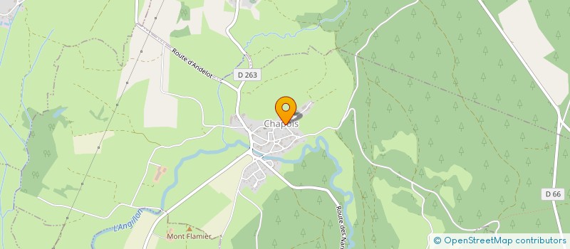 localisation de l'entreprise MONSIEUR MARIO BROUTIN  CHAPOIS