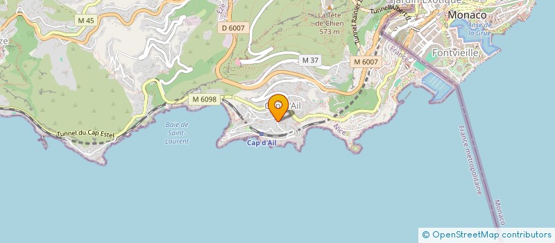 localisation de l'entreprise MONSIEUR MARIO BUISSON  CAP-D'AIL