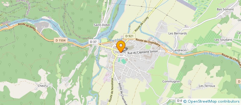 localisation de l'entreprise MONSIEUR MARIO BUTET  YENNE