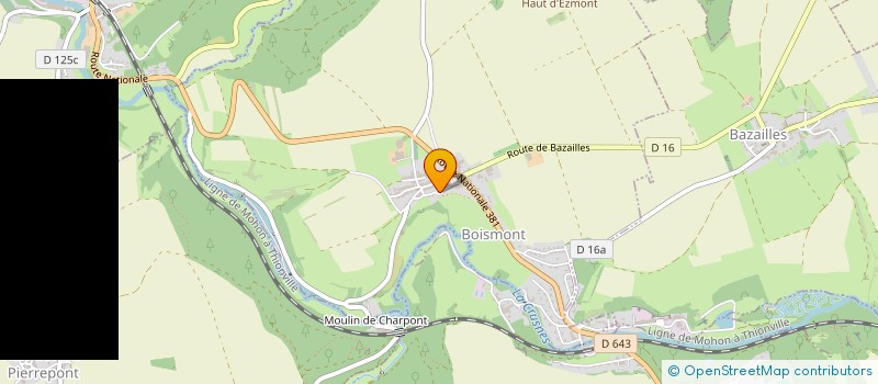 localisation de l'entreprise MONSIEUR MARIO CARE  BOISMONT