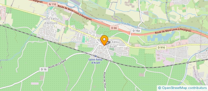 localisation de l'entreprise MONSIEUR MARIO CASANOVA  SAINT-FELIU-D'AVALL