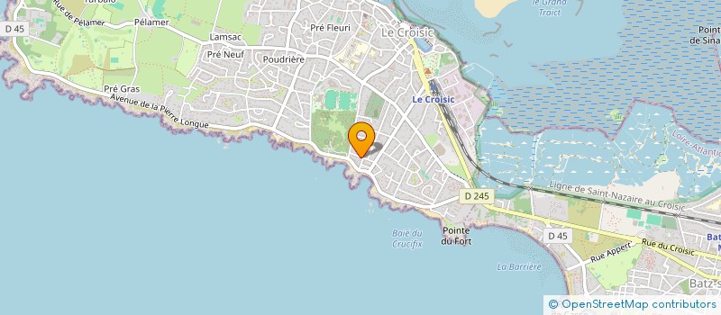 localisation de l'entreprise MONSIEUR MARIO CASSINI  LE CROISIC