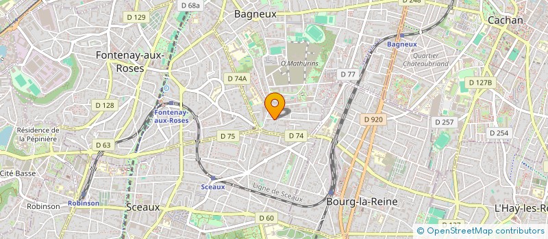 localisation de l'entreprise MONSIEUR MARIO CASTELLAZZI à BAGNEUX