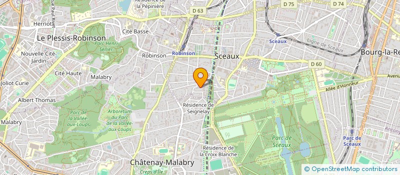 localisation de l'entreprise MONSIEUR MARIO CHALHOUB à SCEAUX