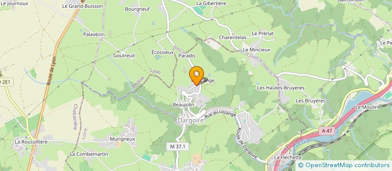 localisation de l'entreprise MONSIEUR MARIO CIRCIELLO  DARGOIRE