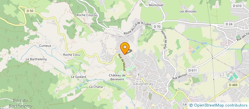 localisation de l'entreprise MONSIEUR MARIO COELHO DE AZEVEDO à VAUGNERAY