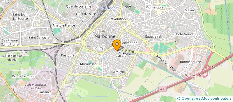 localisation de l'entreprise MONSIEUR MARIO CONGIU à NARBONNE