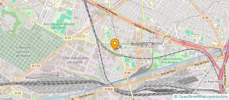 localisation de l'entreprise MONSIEUR MARIO CONTI à BOBIGNY