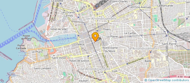 localisation de l'entreprise MONSIEUR MARIO CORREIA à MARSEILLE 1