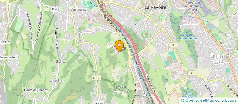 localisation de l'entreprise MONSIEUR MARIO CORTESE  LA RAVOIRE