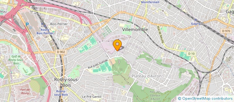 localisation de l'entreprise MONSIEUR MARIO COSTALLAT à ROSNY-SOUS-BOIS
