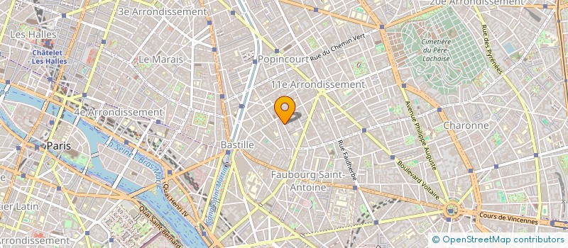 localisation de l'entreprise MONSIEUR MARIO D AGOSTINI  PARIS