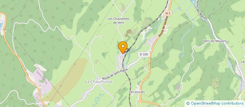 localisation de l'entreprise MONSIEUR MARIO D'ELIA  LA CHAUMUSSE