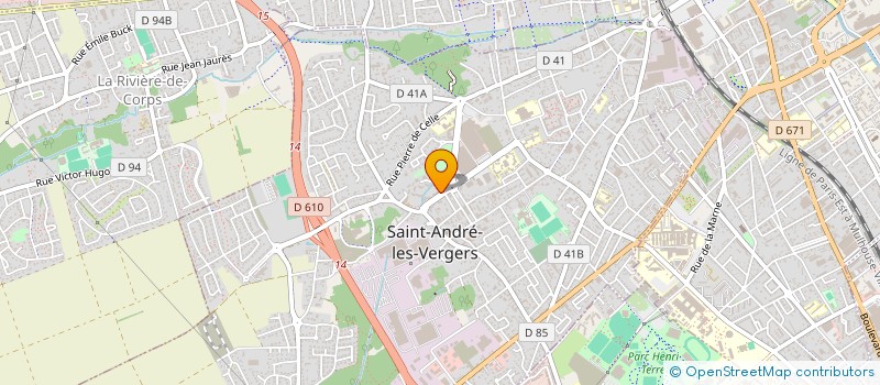 localisation de l'entreprise MONSIEUR MARIO DA SILVA PEREIRA à SAINT-ANDRE-LES-VERGERS