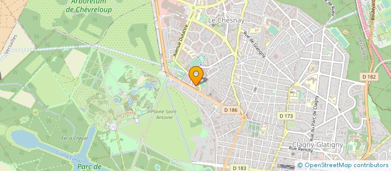 localisation de l'entreprise MONSIEUR MARIO DA SILVA SANTOS  LE CHESNAY-ROCQUENCOURT