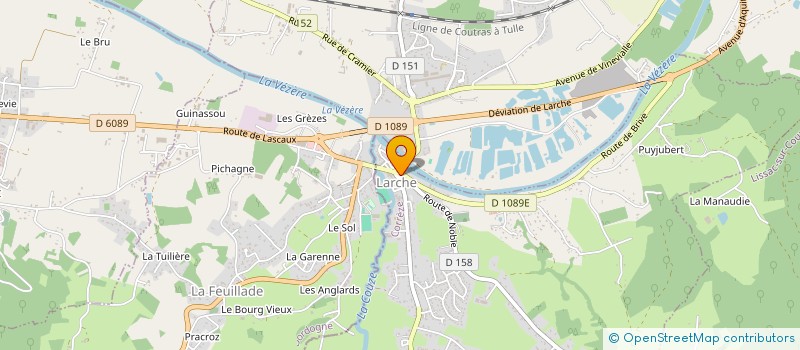 localisation de l'entreprise MONSIEUR MARIO DAUHER  LARCHE