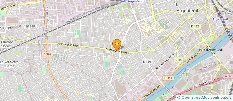 localisation de l'entreprise MONSIEUR MARIO DE CARVALHO AFONSO à ARGENTEUIL