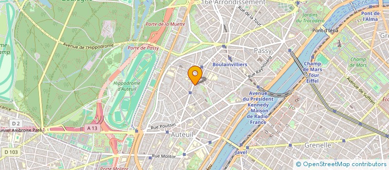 localisation de l'entreprise MONSIEUR MARIO DE CASTRO  PARIS