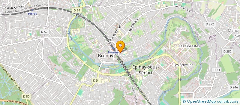 localisation de l'entreprise MONSIEUR MARIO DE CRISTOFARO  BRUNOY