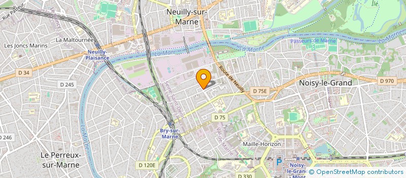 localisation de l'entreprise MONSIEUR MARIO DE GIULIO à NOISY-LE-GRAND