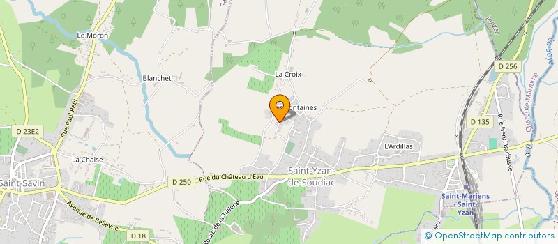 localisation de l'entreprise MONSIEUR MARIO DE JESUS  SAINT-YZAN-DE-SOUDIAC