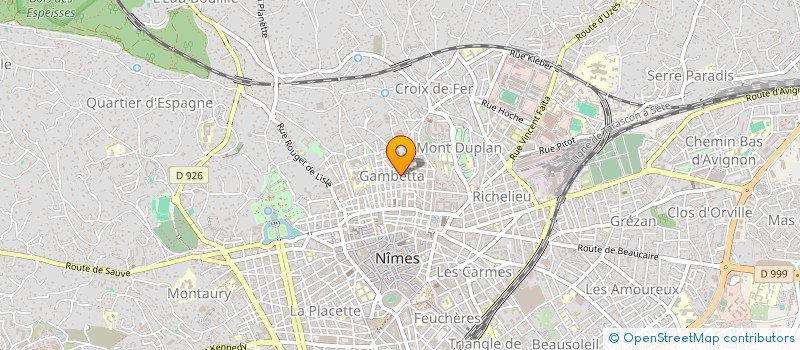 localisation de l'entreprise MONSIEUR MARIO DE LIMA DANTAS  NIMES