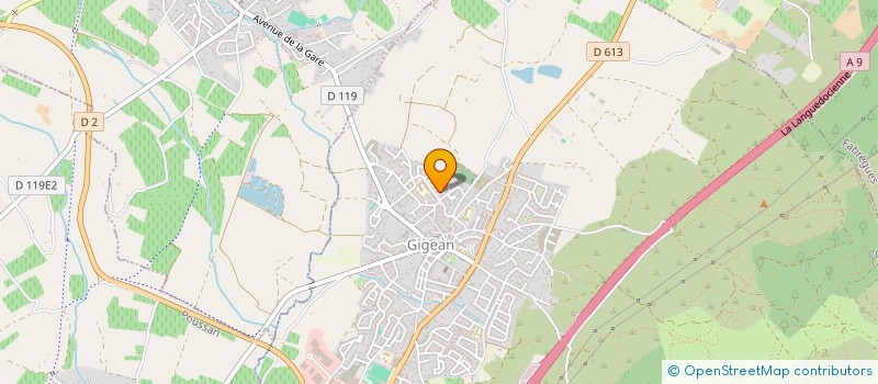 localisation de l'entreprise MONSIEUR MARIO DE OLIVEIRA PEREIRA  GIGEAN