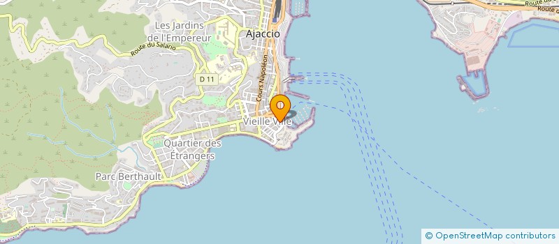 localisation de l'entreprise MONSIEUR MARIO DE ROSA  AJACCIO