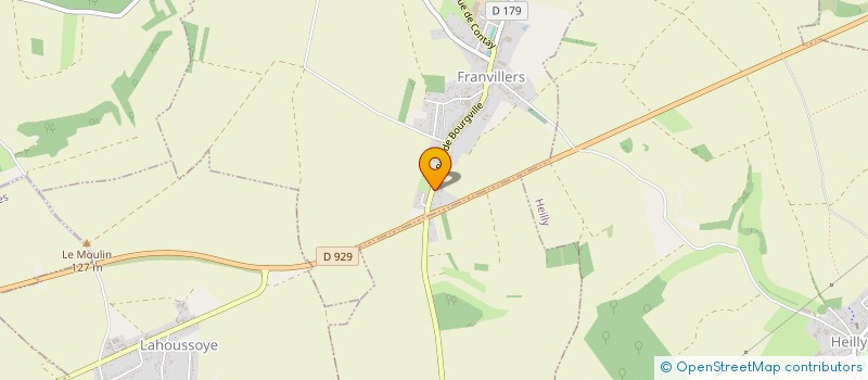 localisation de l'entreprise MONSIEUR MARIO DEBROY  FRANVILLERS