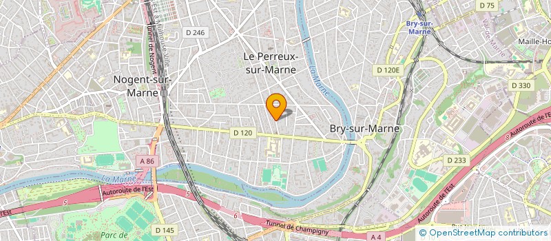 localisation de l'entreprise MONSIEUR MARIO DELMOLINO  LE PERREUX-SUR-MARNE