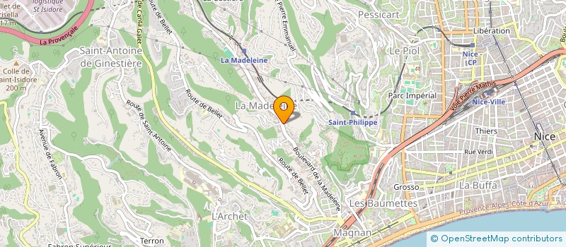 localisation de l'entreprise MONSIEUR MARIO DENIS  NICE