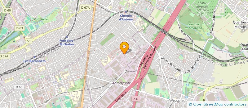 localisation de l'entreprise MONSIEUR MARIO DI PALMA à ANTONY