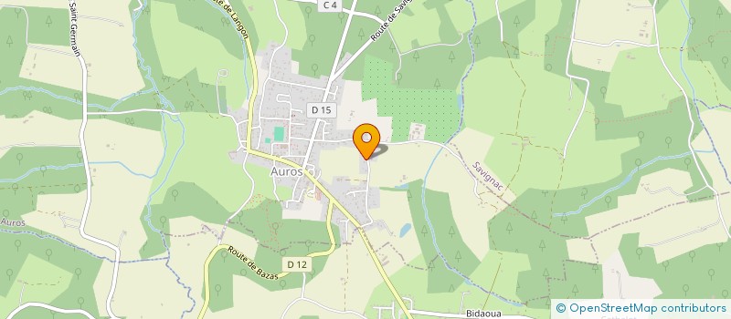 localisation de l'entreprise MONSIEUR MARIO DI PIAZZA  AUROS