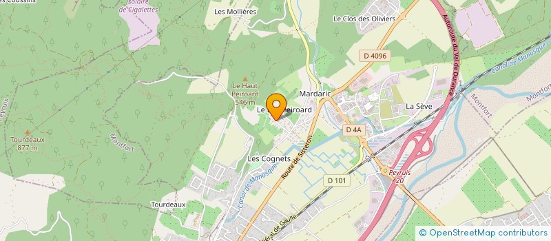 localisation de l'entreprise MONSIEUR MARIO DI VONA à PEYRUIS