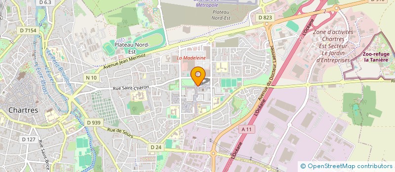 localisation de l'entreprise MONSIEUR MARIO DIALLO à CHARTRES