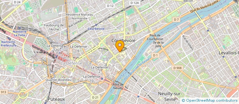 localisation de l'entreprise MONSIEUR MARIO DIAZ VARON à COURBEVOIE
