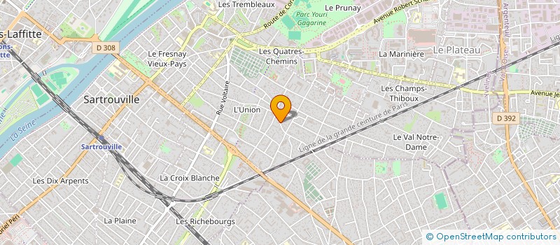 localisation de l'entreprise MONSIEUR MARIO DINIS MARINHO à SARTROUVILLE