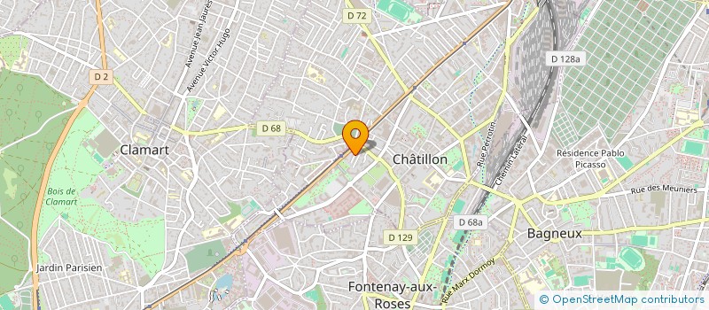 localisation de l'entreprise MONSIEUR MARIO DOS SANTOS RAMOS à CHATILLON