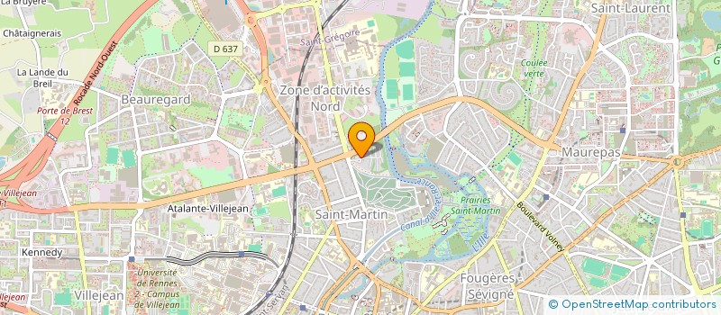 localisation de l'entreprise MONSIEUR MARIO DUBOIS à RENNES