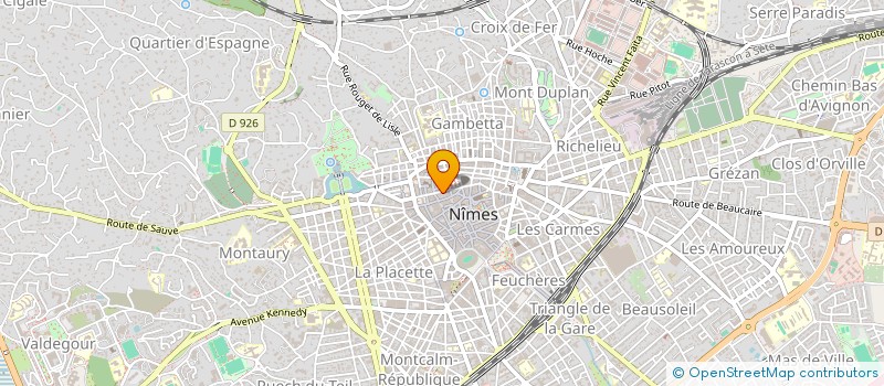 localisation de l'entreprise MONSIEUR MARIO DURAND à NIMES
