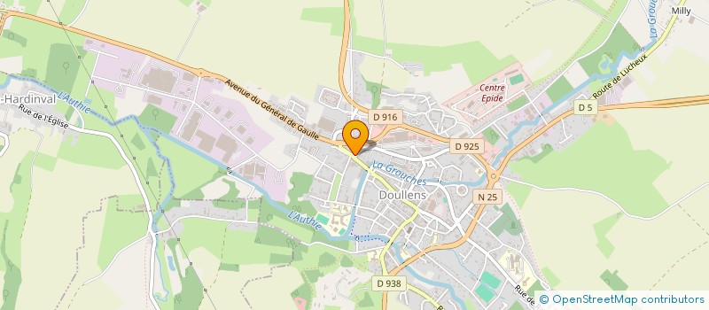 localisation de l'entreprise MONSIEUR MARIO ENSELME  DOULLENS