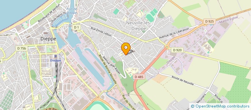 localisation de l'entreprise MONSIEUR MARIO ESNAULT  DIEPPE